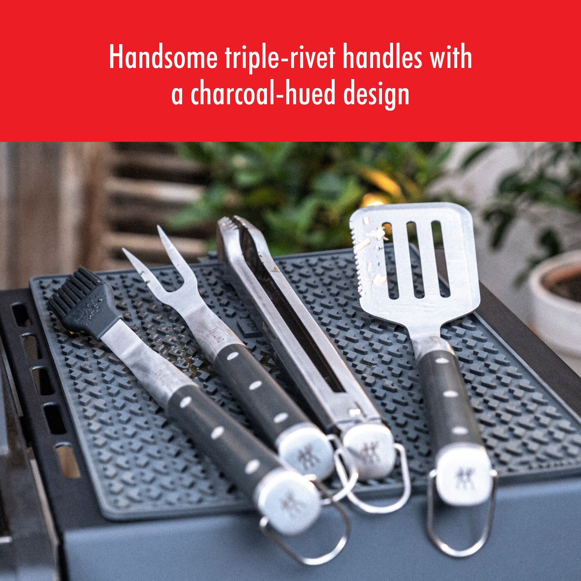 ZWILLING BBQ+ 17-inch Triple-Rivet Stainless Steel Grill Spatula